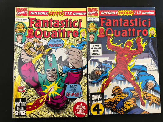 FANTASTICI QUATTRO SPECIALE ESTATE 1-2 SAGA COMPLETA MARVEL ita