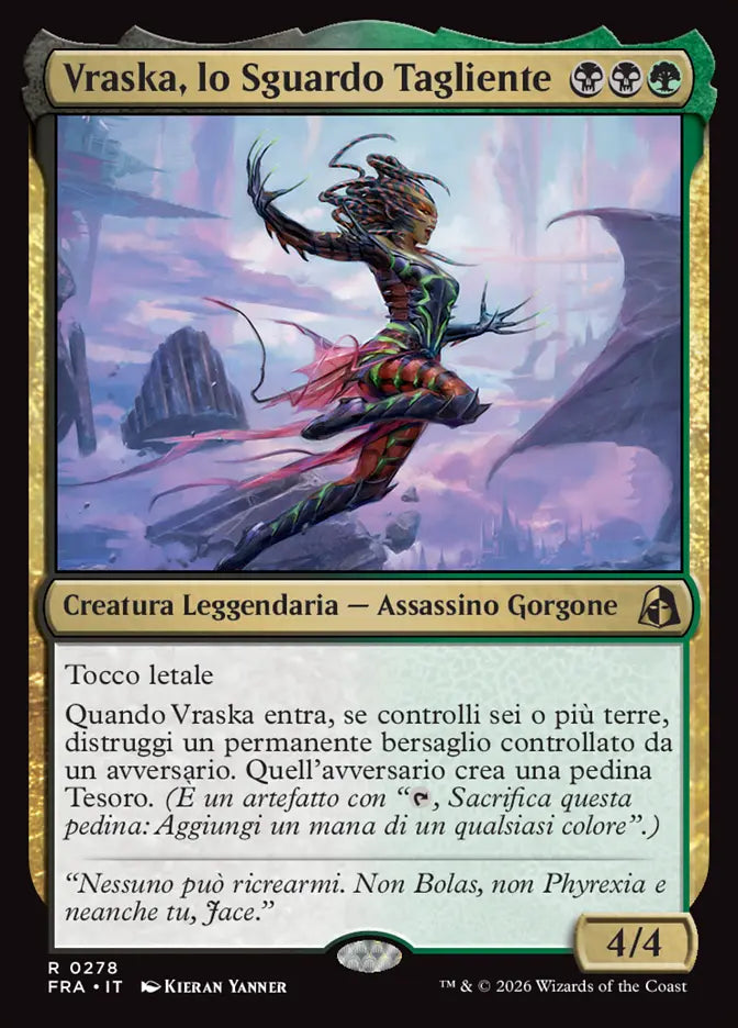 Frattura della Realtà 278 Vraska, lo Sguardo Tagliente