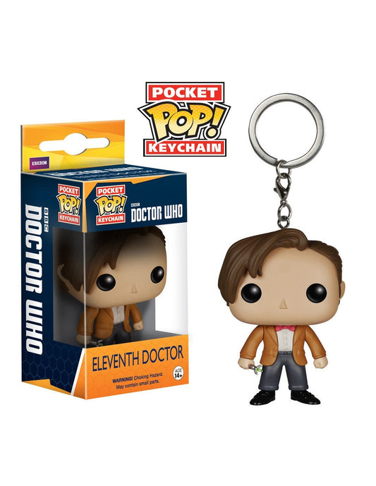 KEYCHAIN PORTACHIAVI DR. WHO 11TH DOCTOR MINI FIGURE NEW!