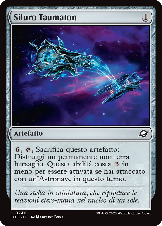 Ai Confini dell' eternità 246 Siluro Taumaton