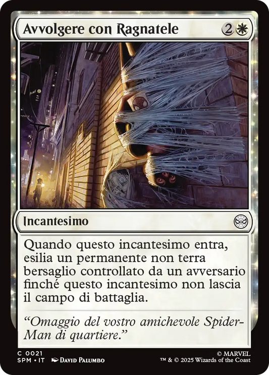 Magic Marvel Spider-man 21 Avvolgere con Ragnatele