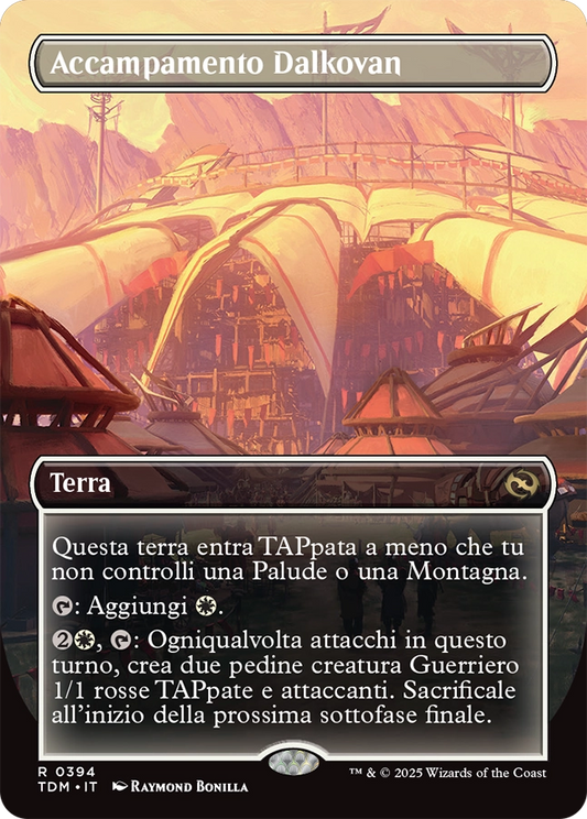 Tarkir la Dracotempesta 394 Accampamento Dalkovan extra