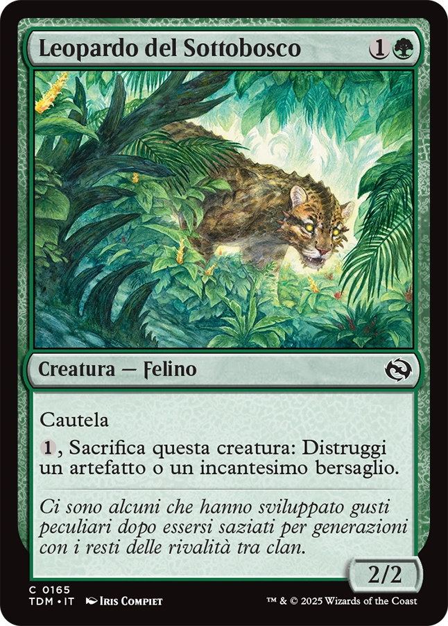 Tarkir la Dracotempesta 165 Leopardo del Sottobosco