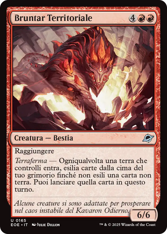 Ai Confini dell' eternità 165 Bruntar Territoriale