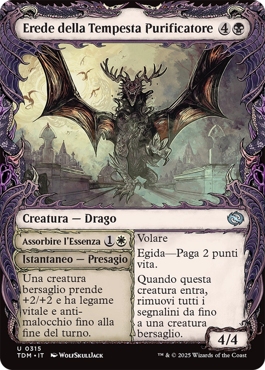 Tarkir la Dracotempesta 490 Erede della Tempesta Purificatore foil
