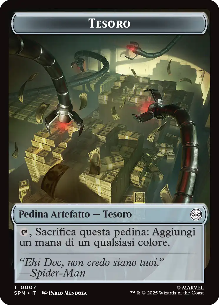 Magic Marvel Spider-man 278 Tesoro token