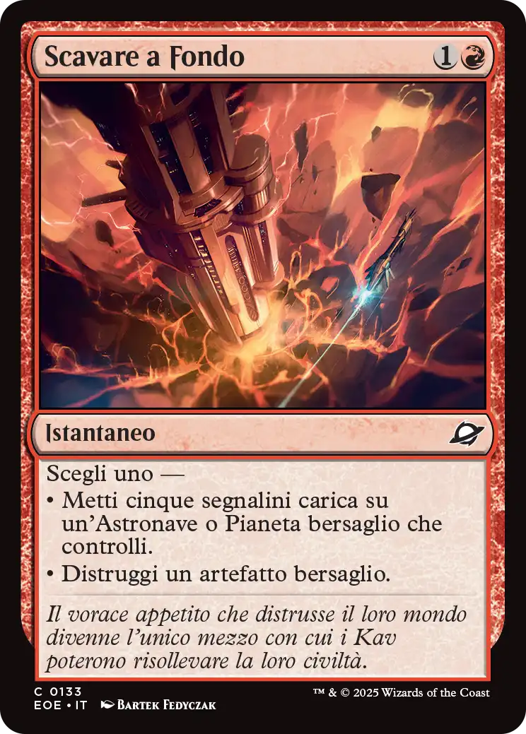 Ai Confini dell' eternità 133 Scavare a Fondo