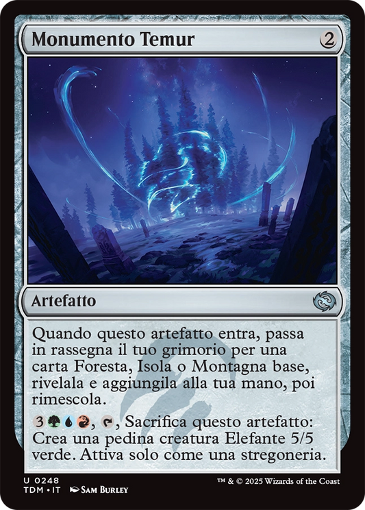 Tarkir la Dracotempesta 248 Monumento Temur