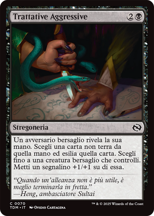 Tarkir la Dracotempesta 70 Trattative Aggressive