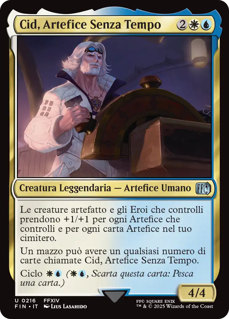 Final Fantasy 216 Cid, Artefice Senza Tempo