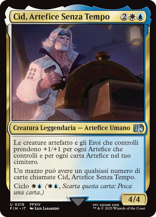 Final Fantasy 216 Cid, Artefice Senza Tempo