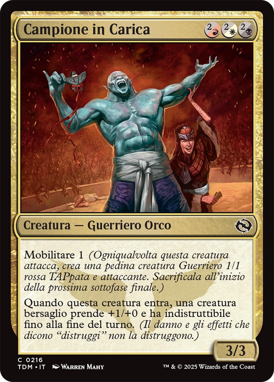 Tarkir la Dracotempesta 216 Campione in Carica