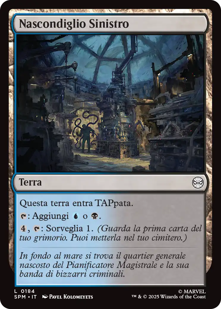 Magic Marvel Spider-man 184 Nascondiglio Sinistro