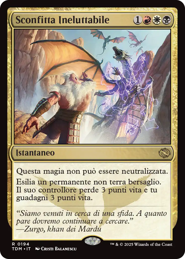 Tarkir la Dracotempesta 194 Sconfitta Ineluttabile