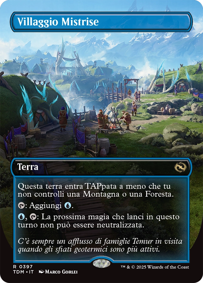 Tarkir la Dracotempesta 397 Villaggio Mistrise extra