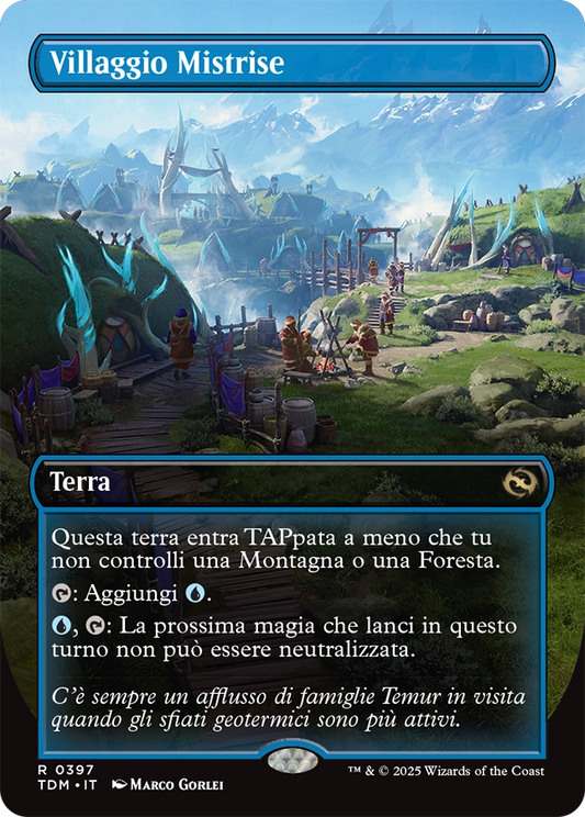 Tarkir la Dracotempesta 397 Villaggio Mistrise extra