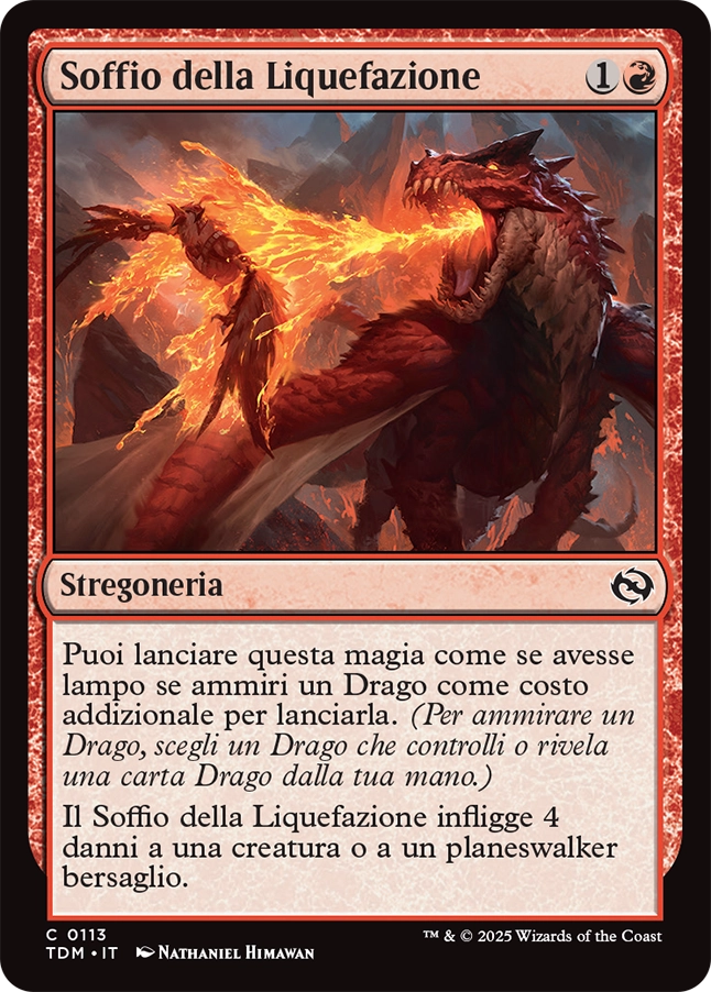 Tarkir la Dracotempesta 113 Soffio della Liquefazione