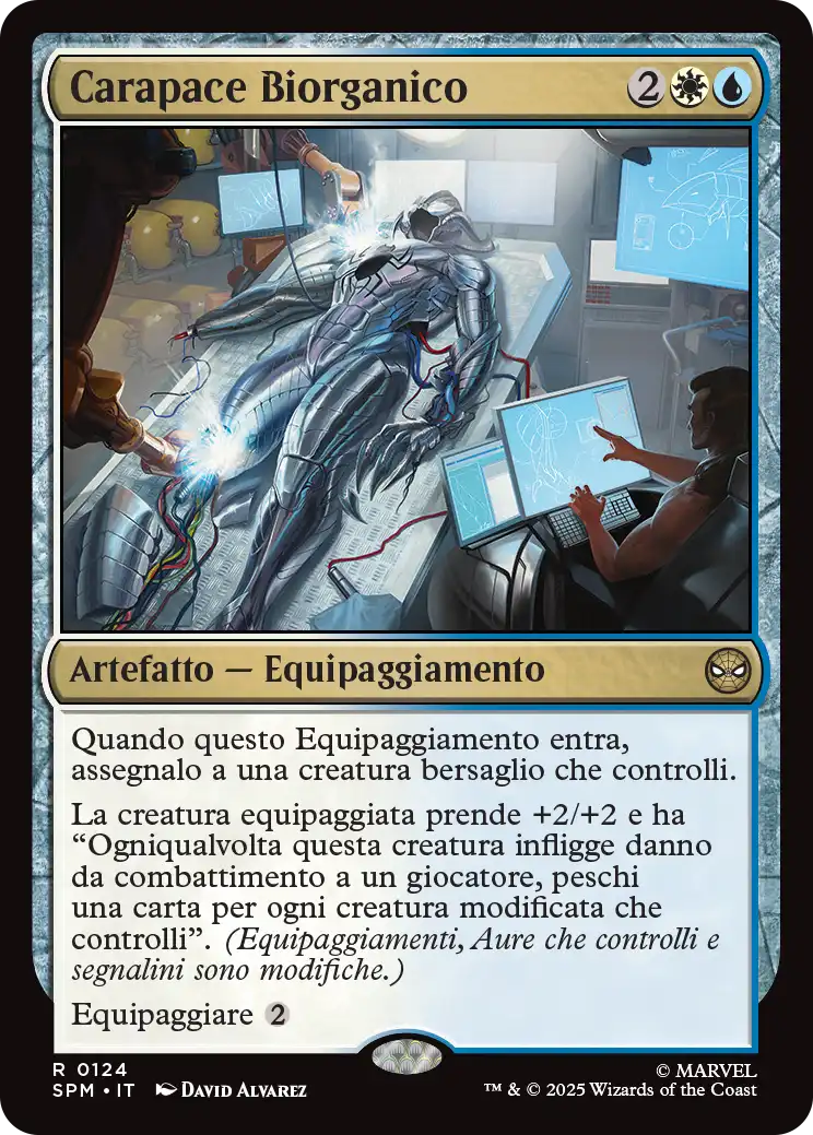 Magic Marvel Spider-man 124 Carapace Biorganico