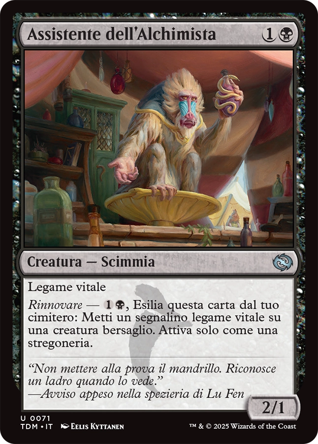 Tarkir la Dracotempesta 443 Assistente dell’Alchimista foil