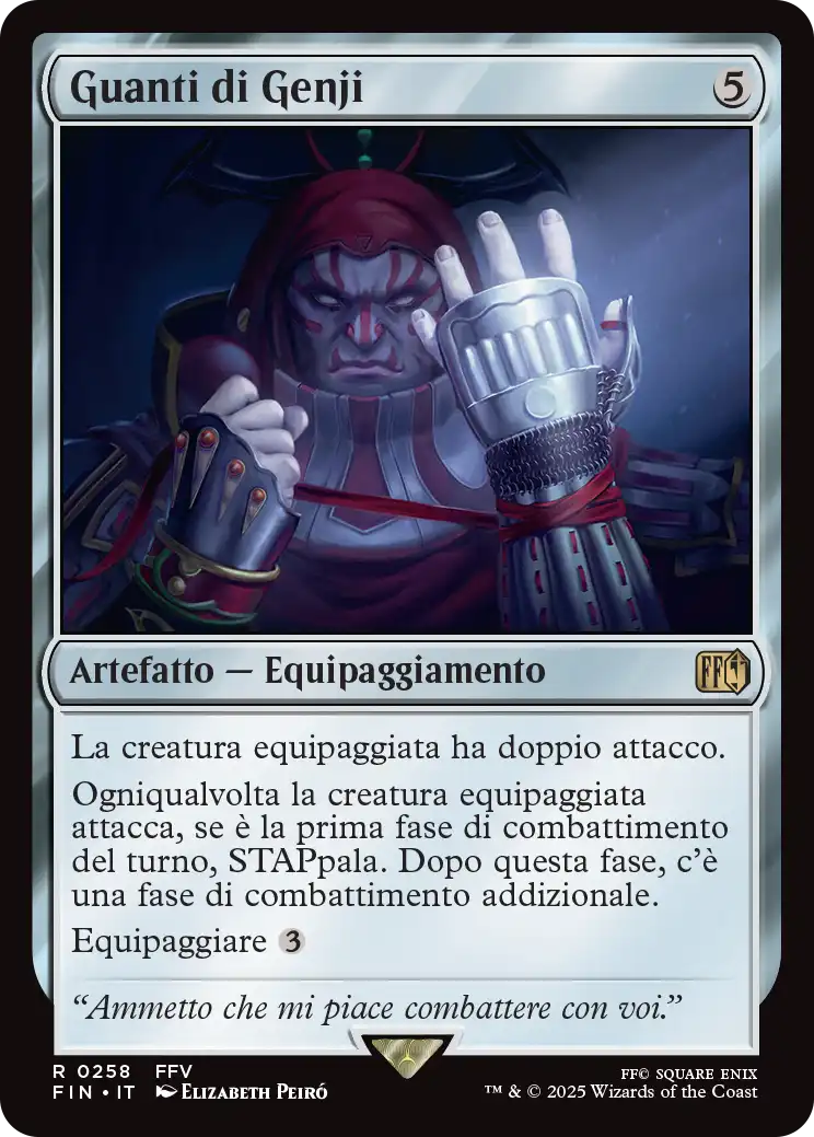 Final Fantasy 258 Guanti di Genji