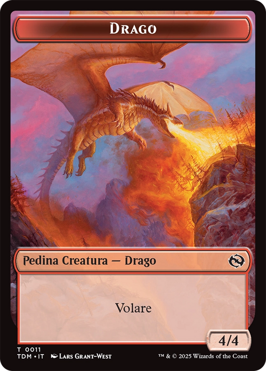 Tarkir la Dracotempesta 416 Drago/Guerriero token