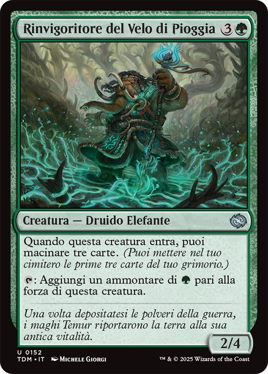 Tarkir la Dracotempesta 152 Rinvigoritore del Velo di Pioggia