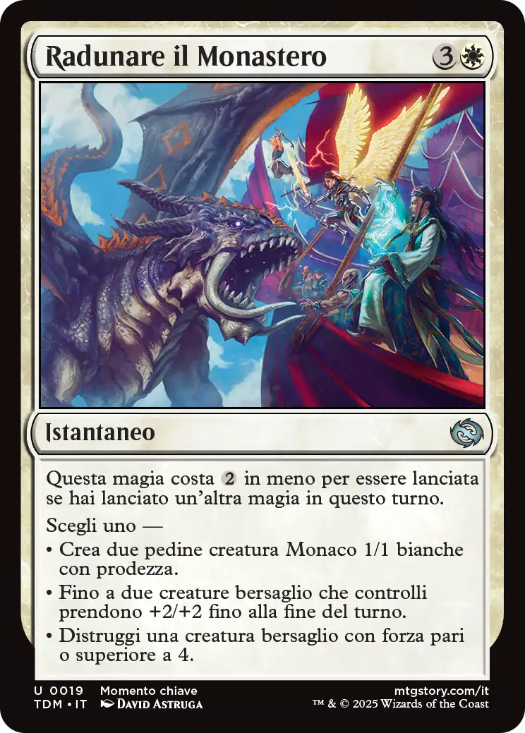Tarkir la Dracotempesta 19 Radunare il Monastero