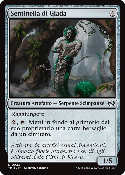 Tarkir la Dracotempesta 243 Sentinella di Giada