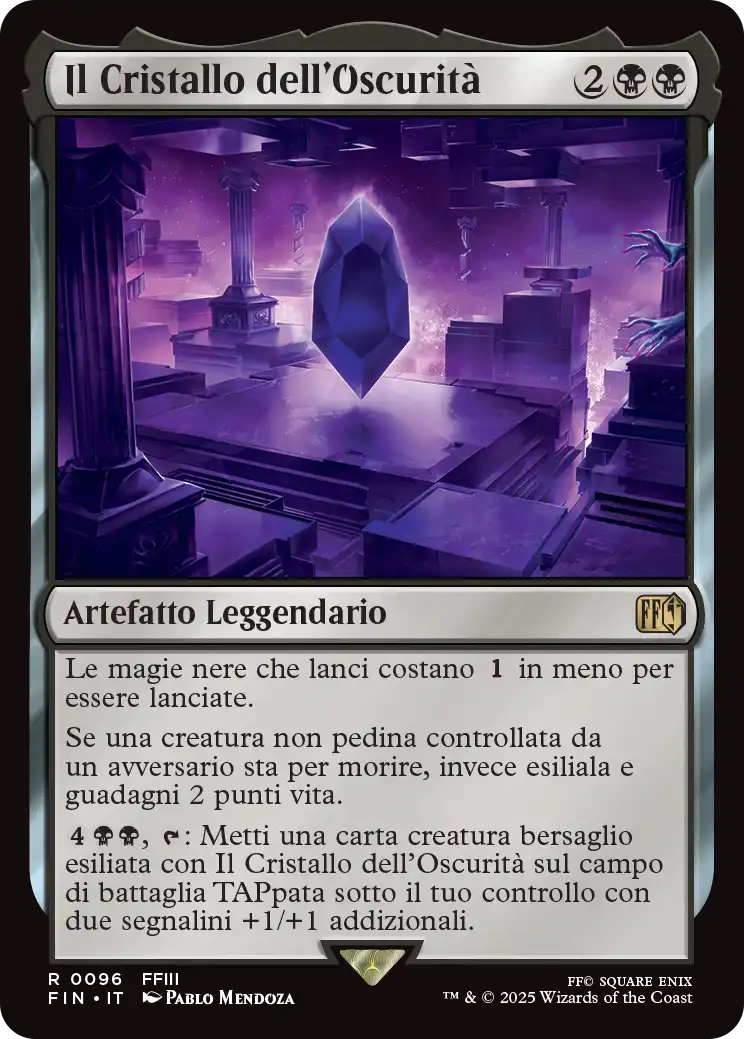 Final Fantasy 96 Il Cristallo dell’Oscurità