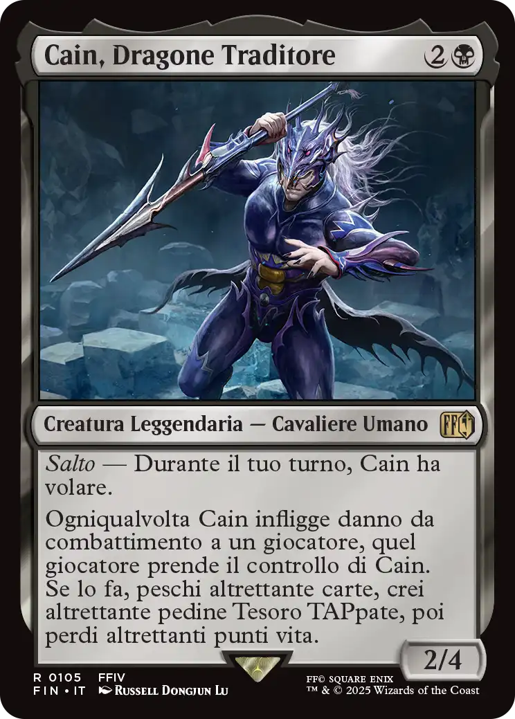 Final Fantasy 105 Cain, Dragone Traditore