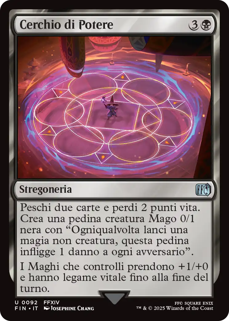 Final Fantasy foil 547 Cerchio di Potere foil