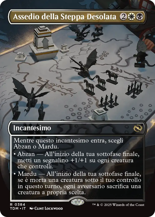 Tarkir la Dracotempesta 384 Assedio della Steppa Desolata extra