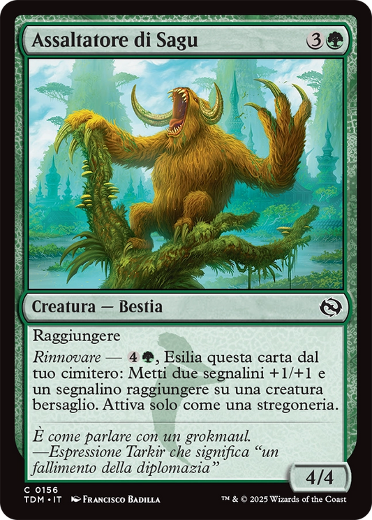 Tarkir la Dracotempesta 156 Assaltatore di Sagu
