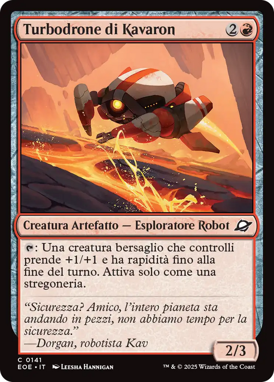 Ai Confini dell' eternità 141 Turbodrone di Kavaron