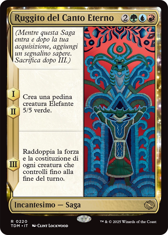 Tarkir la Dracotempesta 220 Ruggito del Canto Eterno