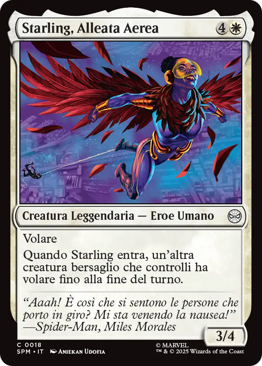 Magic Marvel Spider-man 18 Starling, Alleata Aerea