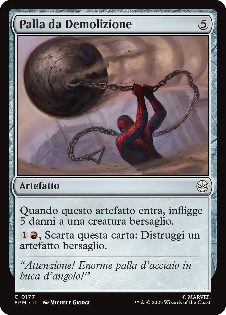 Magic Marvel Spider-man 333 Palla da Demolizione foil