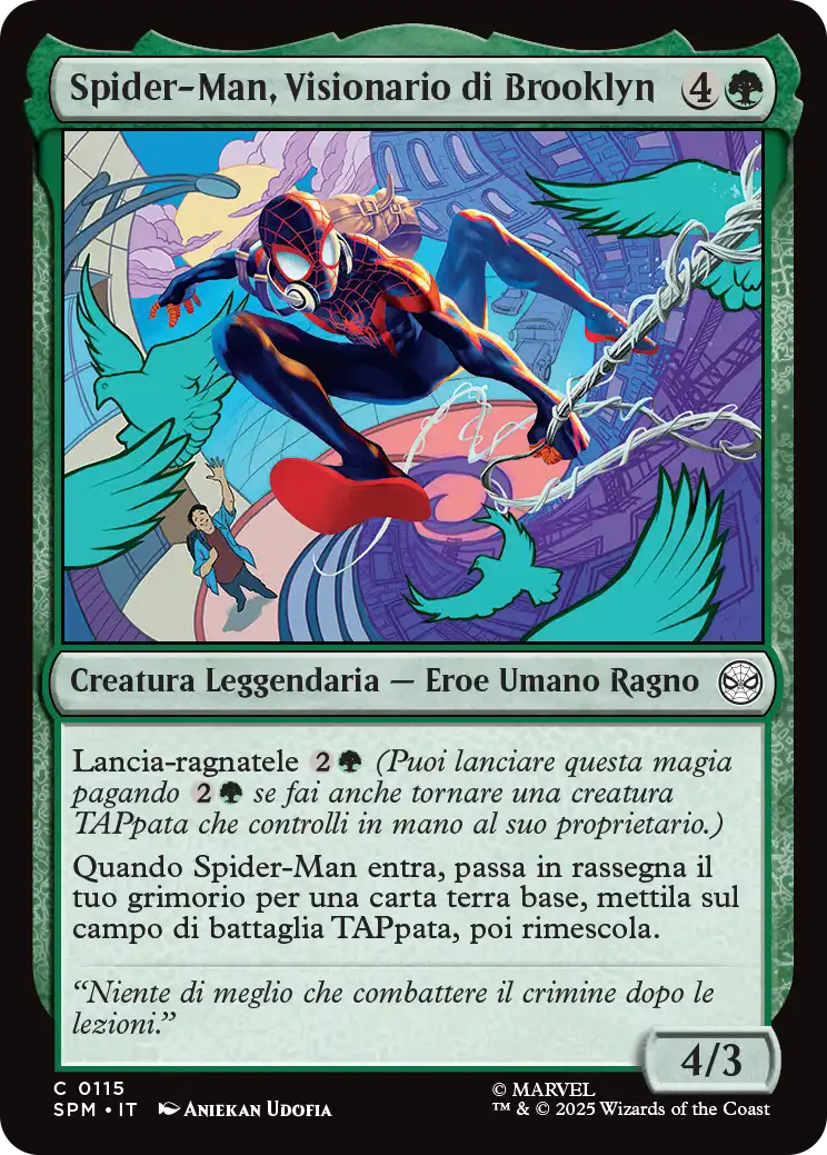 Magic Marvel Spider-man 115 Spider-Man, Visionario di Brooklyn