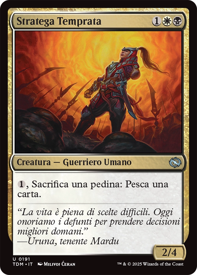 Tarkir la Dracotempesta 191 Stratega Temprata