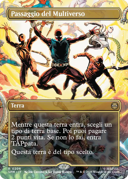 Magic Marvel Spider-man 206 Passaggio del Multiverso extra