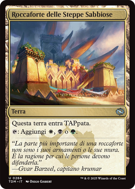 Tarkir la Dracotempesta 266 Roccaforte delle Steppe Sabbiose
