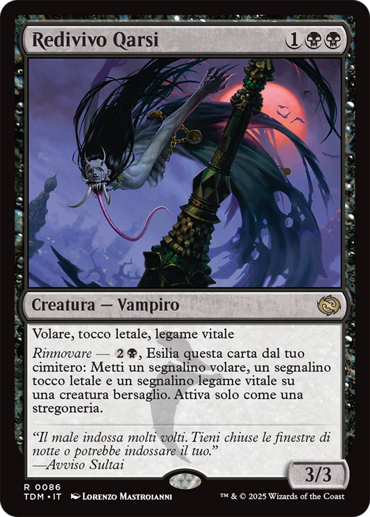 Tarkir la Dracotempesta 86 Redivivo Qarsi