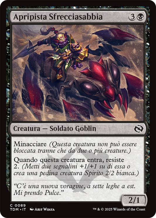 Tarkir la Dracotempesta 89 Apripista Sfrecciasabbia