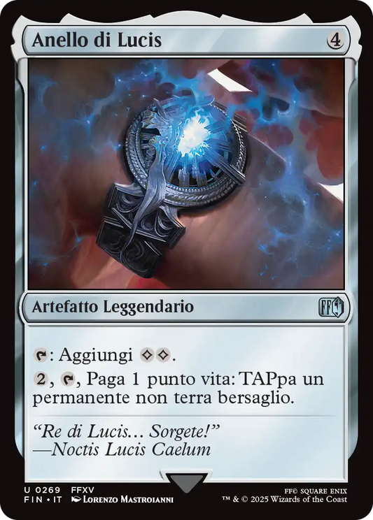 Final Fantasy foil 582 Anello di Lucis foil