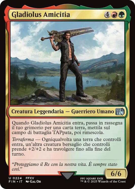 Final Fantasy 224 Gladiolus Amicitia