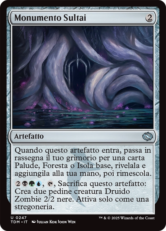 Tarkir la Dracotempesta 247 Monumento Sultai