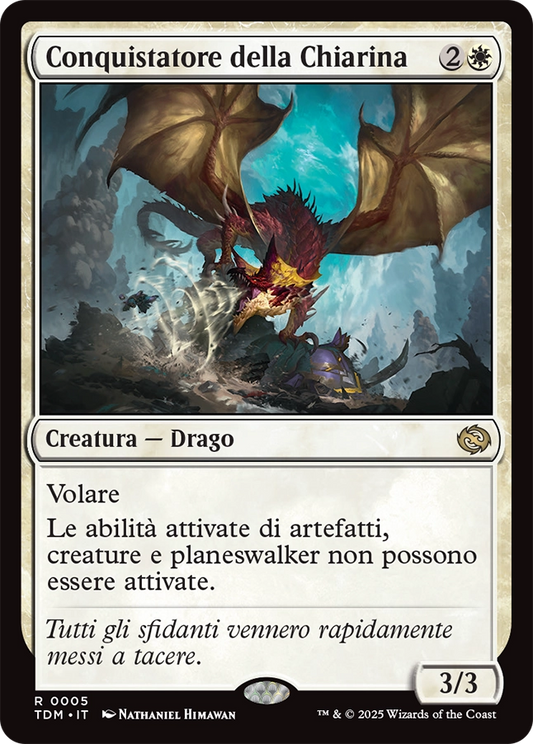 Tarkir la Dracotempesta 5 Conquistatore della Chiarina