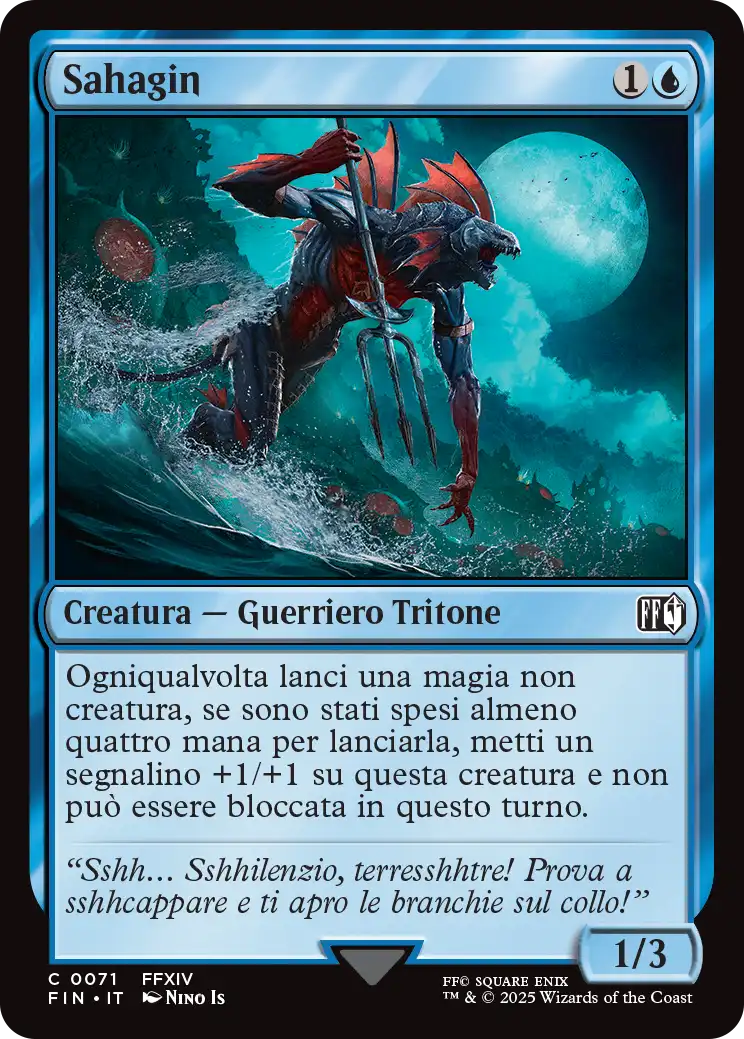 Final Fantasy foil 544 Sahagin foil