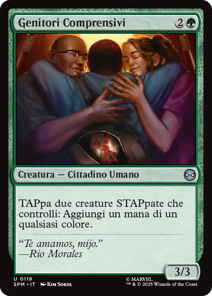 Magic Marvel Spider-man 119 Genitori Comprensivi