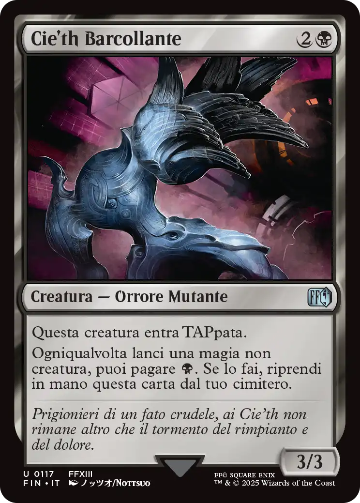 Final Fantasy 117 Cie’th Barcollante